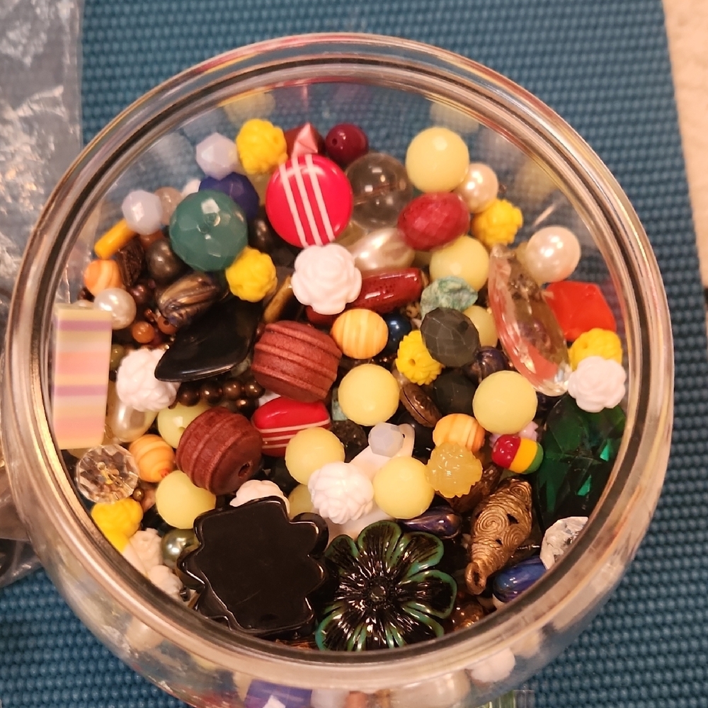 Lots & Lots Of Assorted Beads and Jewelry Making Supplies + Bag Of Shells
